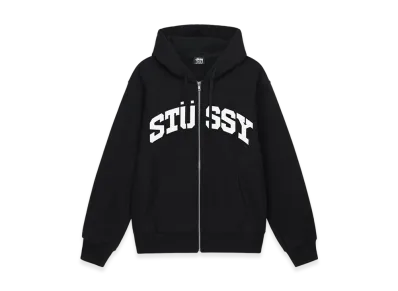 Stussy Block Sport Zip Hoodie "Black"