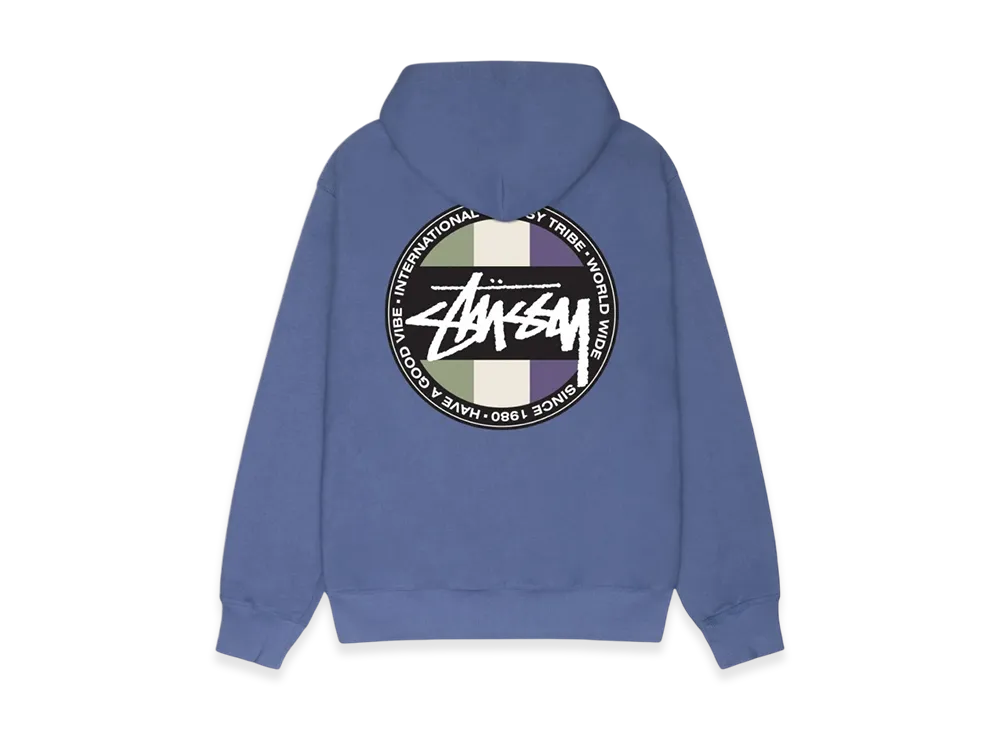 Stussy Classic Dot Zip Hoodie "Storm"