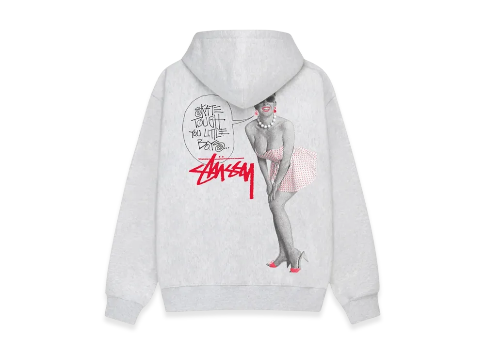 Stussy Skate Tough Zip Hoodie "Ash Heather"