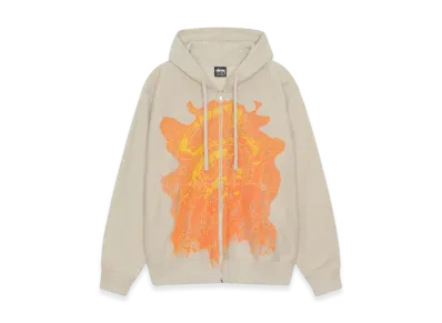 Stussy Web Zip Hoodie "Khaki"