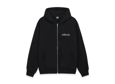 Stussy SS Link Zip Hoodie "Black"