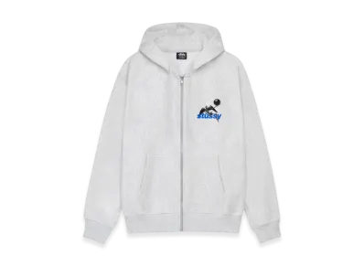Stussy Apocalypse Zip Hoodie "Ash Heather"