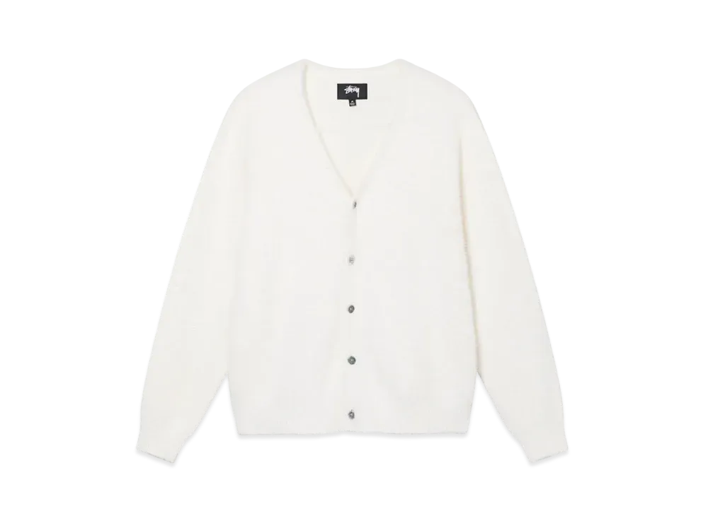 Stussy SHAGGY CARDIGAN "Bone"