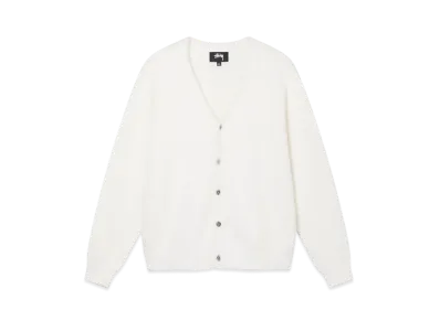 Stussy SHAGGY CARDIGAN "Bone"