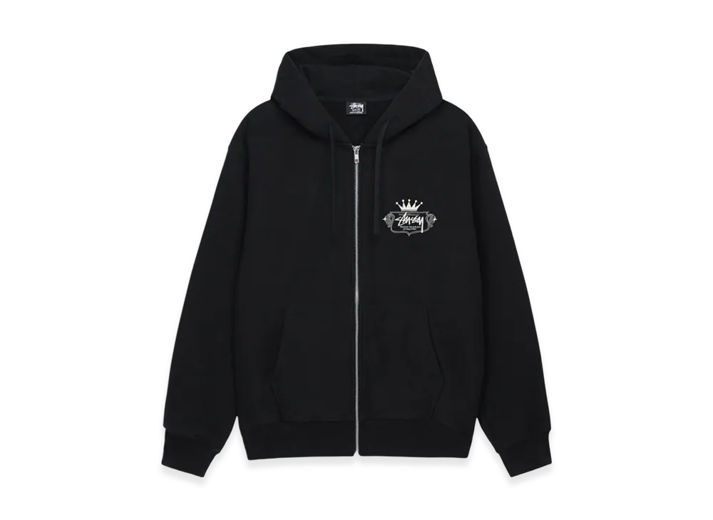 Stussy Built To Last Zip Hoodie "Black"
