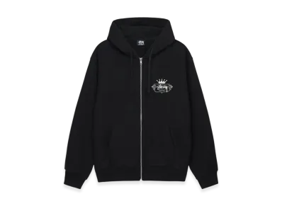 Stussy Built To Last Zip Hoodie "Black"