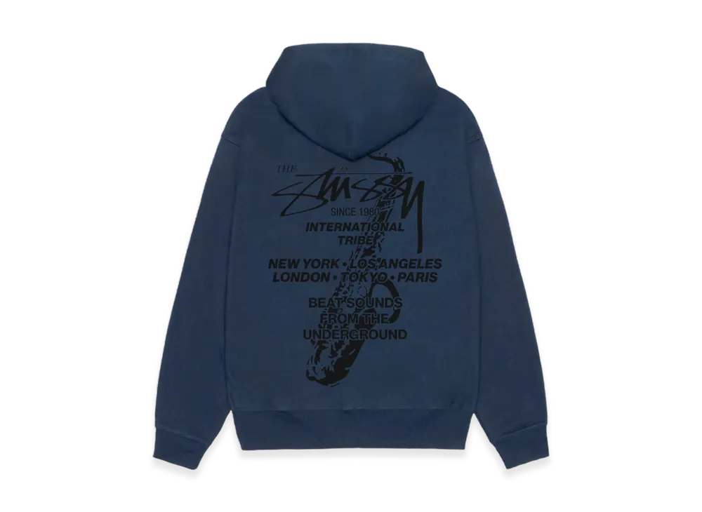 Stussy Beat Sounds Zip Hoodie "Navy"