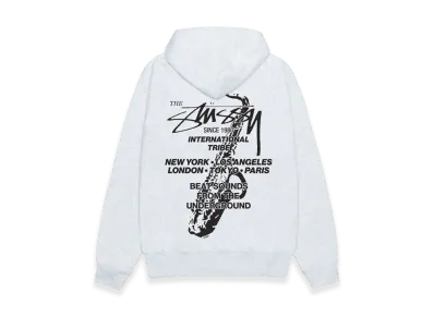 Stussy Beat Sounds Zip Hoodie "Ash Heather"