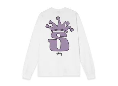 Stussy S Crown LS Tee "White"