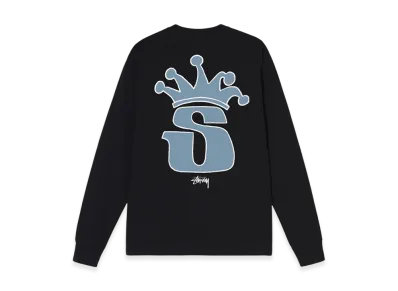 Stussy S Crown LS Tee "Black"