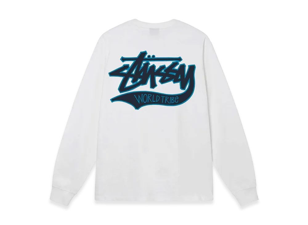 Stussy Slugger LS Tee "White"