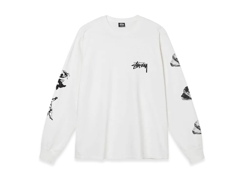 Stussy Angels Pigment Dyed LS Tee "Natural"