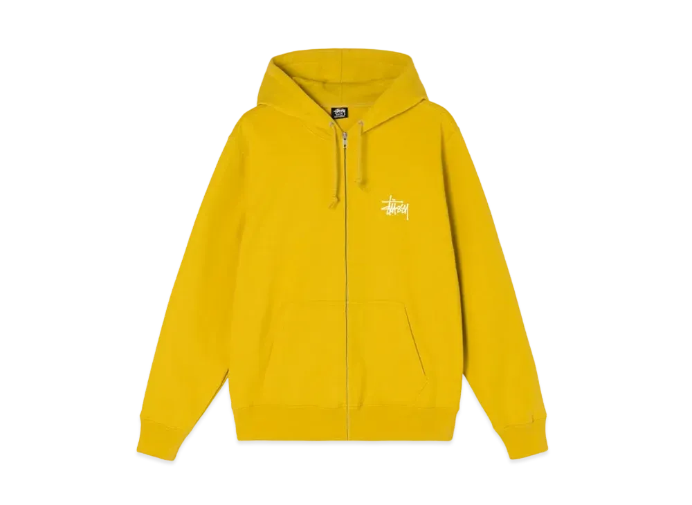 Stussy BASIC STUSSY ZIP HOODIE "Honey"