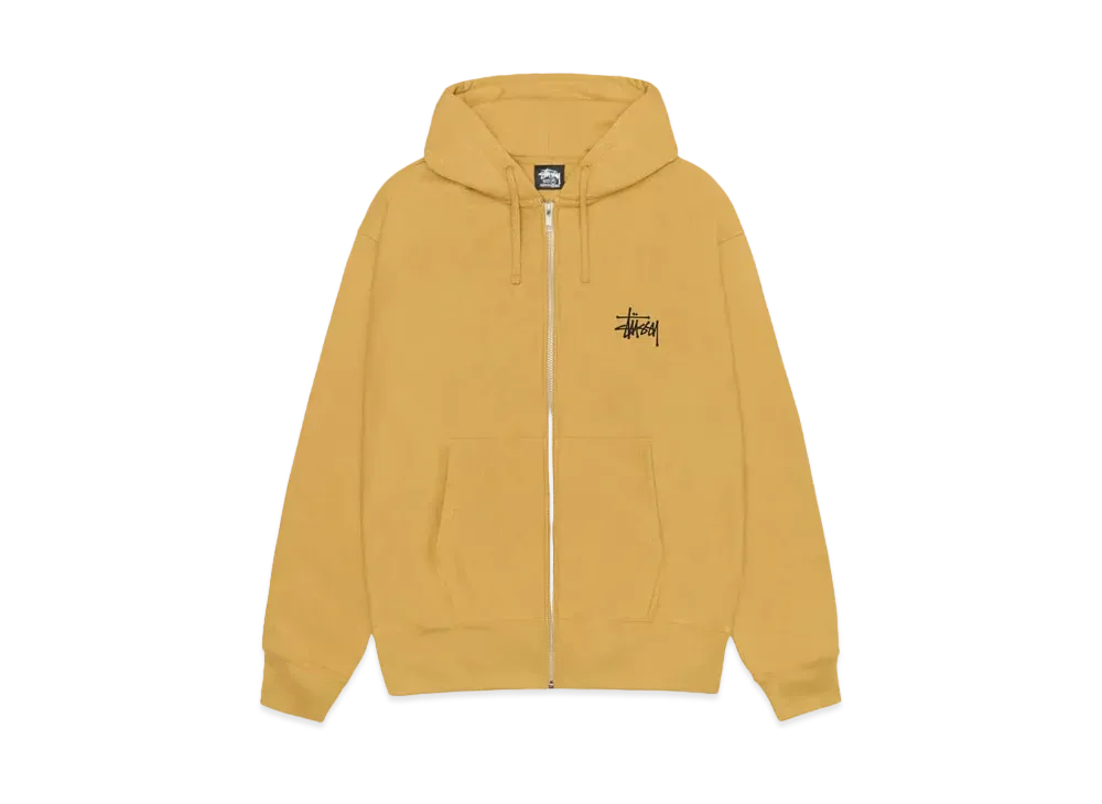 Stussy Basic Stussy Zip Hoodie "Curry"