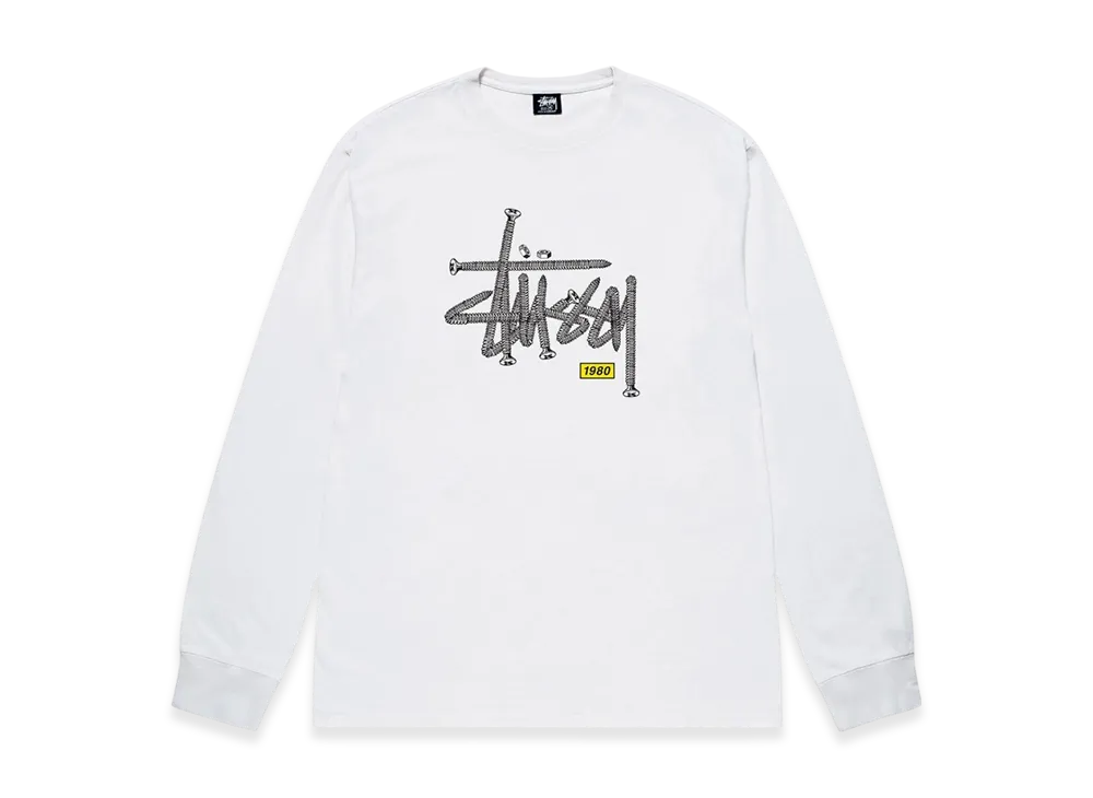 Stussy Hardware LS Tee "White"
