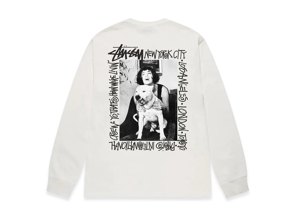 Stussy How We're Livin' Pigment Dyed LS Tee "Natural"