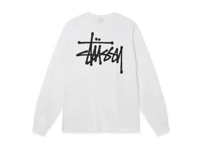 Stussy Basic Stussy LS Tee 2023 "White"