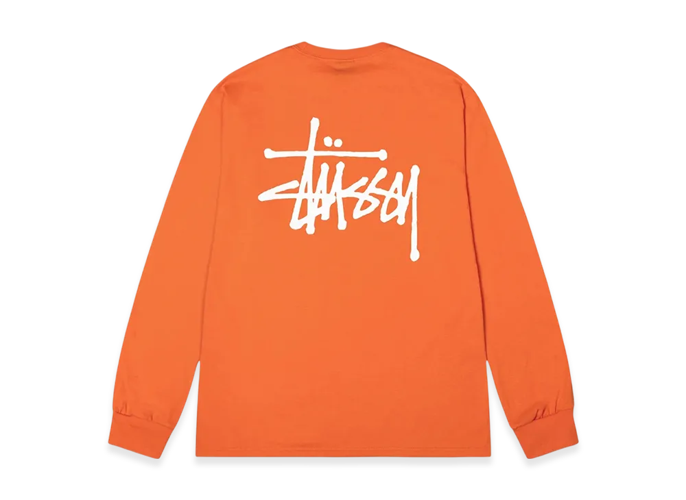 Stussy Basic Stussy LS Tee 2023 "Coral"
