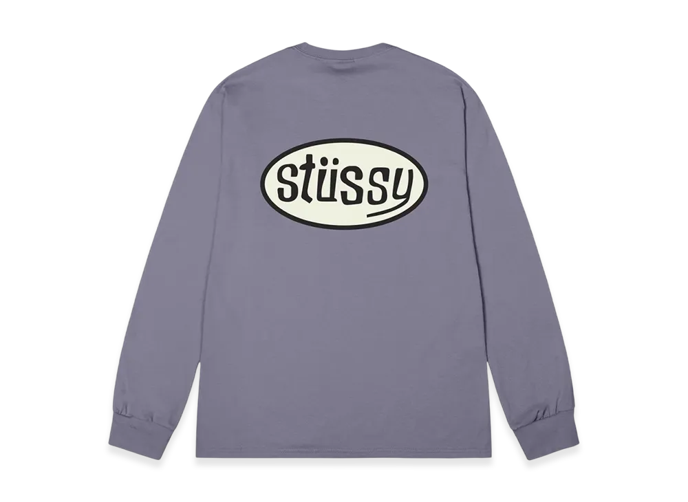 Stussy Pitstop LS Tee "Mauve"