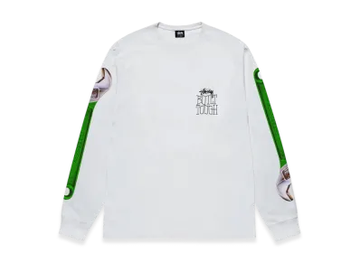 Stussy Wrench LS Tee "White"