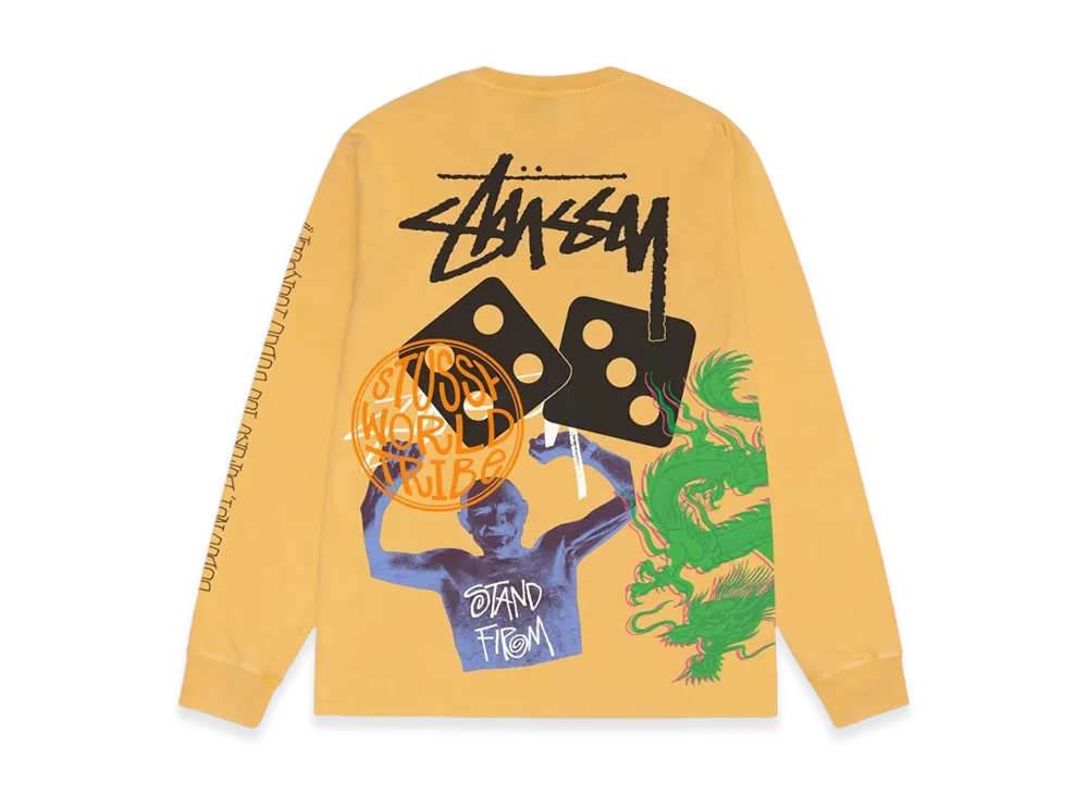 Stussy Strike Pigment Dyed LS Tee "Honey"