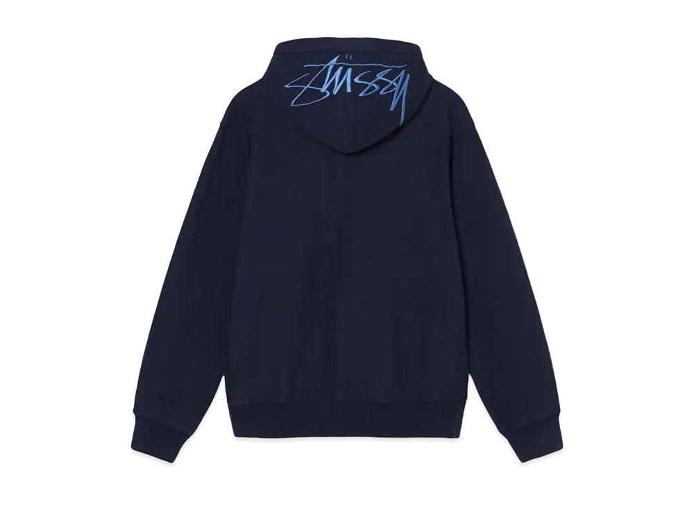 Stussy BACK HOOD EMBROIDERED HOODIE 