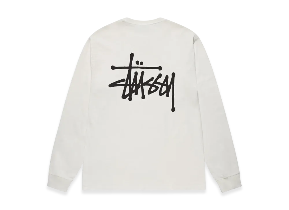 Stussy Basic Stussy Pigment Dyed LS Tee 2024 "Natural"