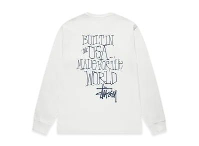 入手困難】ステューシー✨️One World ショーンフォント 長袖 ロンT 黒 入手困難】ステューシー✨️One World ショーンフォント 長袖 ロンT 黒