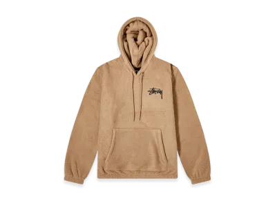 Stussy Bronson Polar Fleece Hoodie "Taupe"