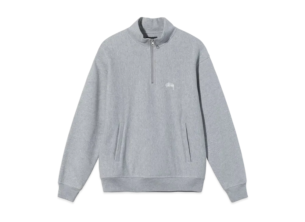 Stussy OVERDYED MOCK "Grey Heather"