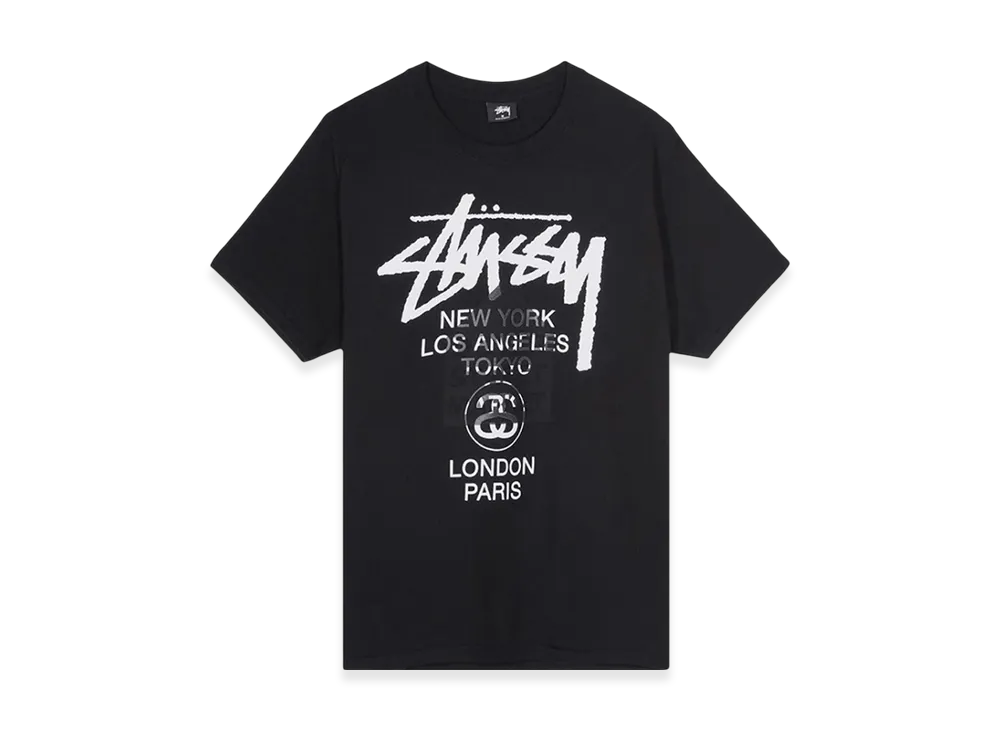 Stussy DSM World Tour Tee "Black"