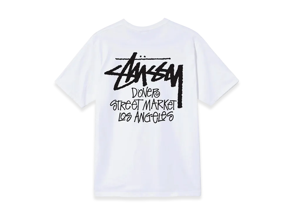Stussy Stock DSM Los Angeles Tee "White"