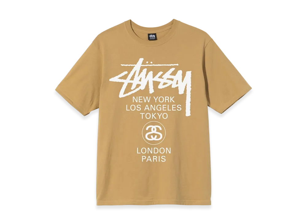 Stussy World Tour Tee 2021 "Khaki"