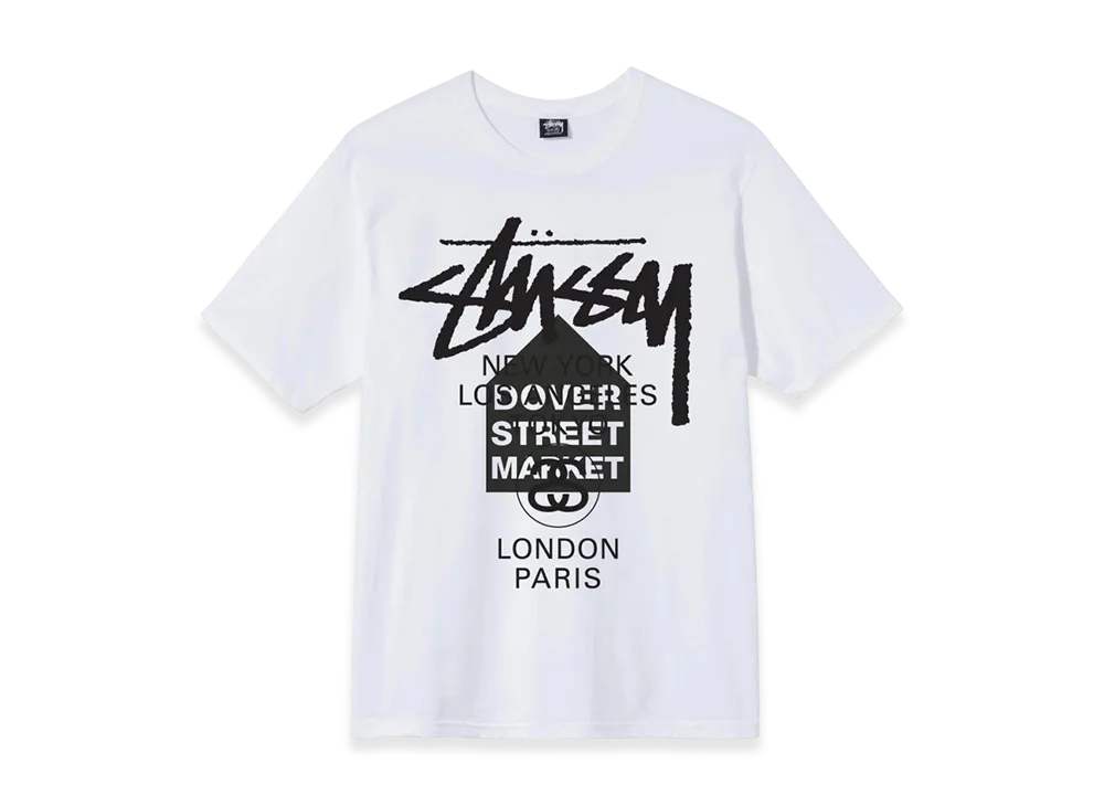 Stussy DSM World Tour Tee "White"