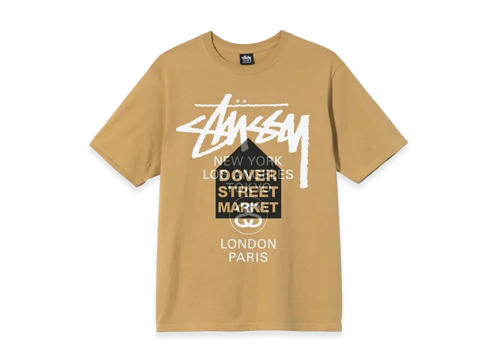 Stussy DSM World Tour Tee 2021 "Khaki"