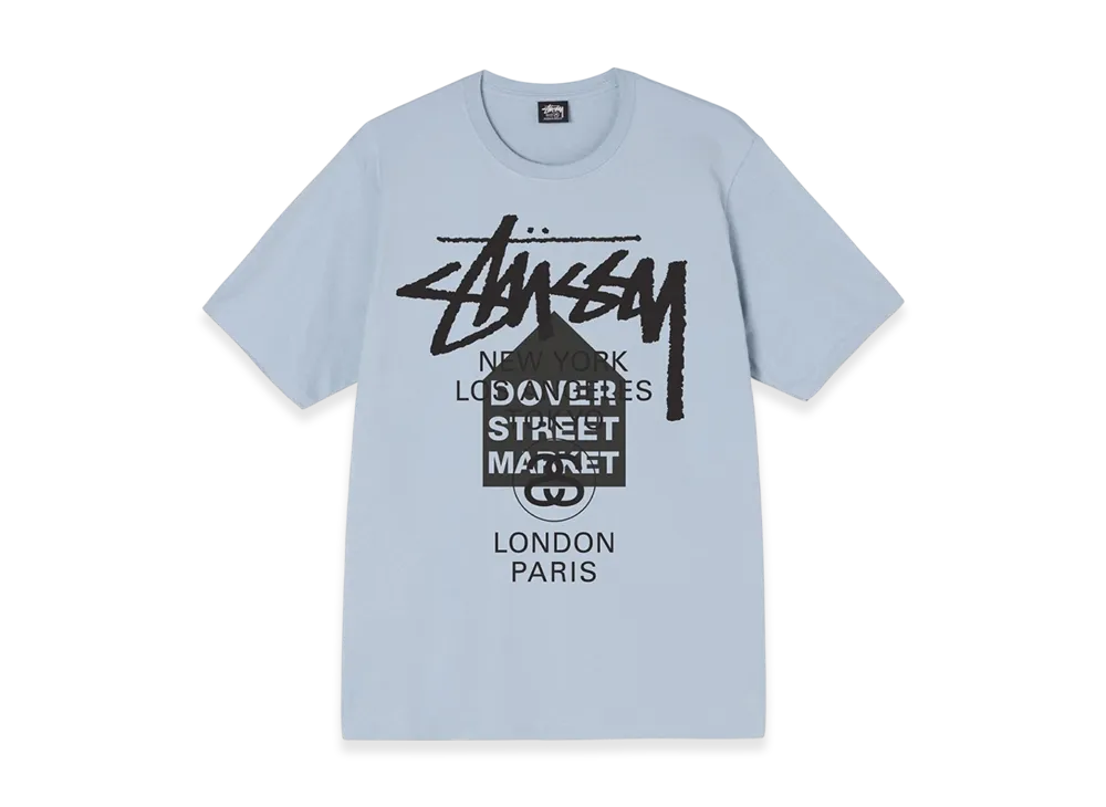 Stussy DSM World Tour Tee 2021 "Steel"