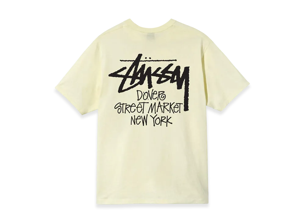 Stussy Stock DSM New York Tee 2021 "Pale Yellow"