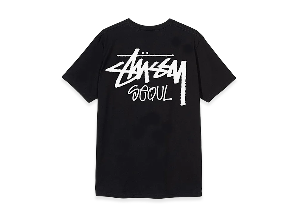 Stussy Stock Seoul Tee 2022 "Black"