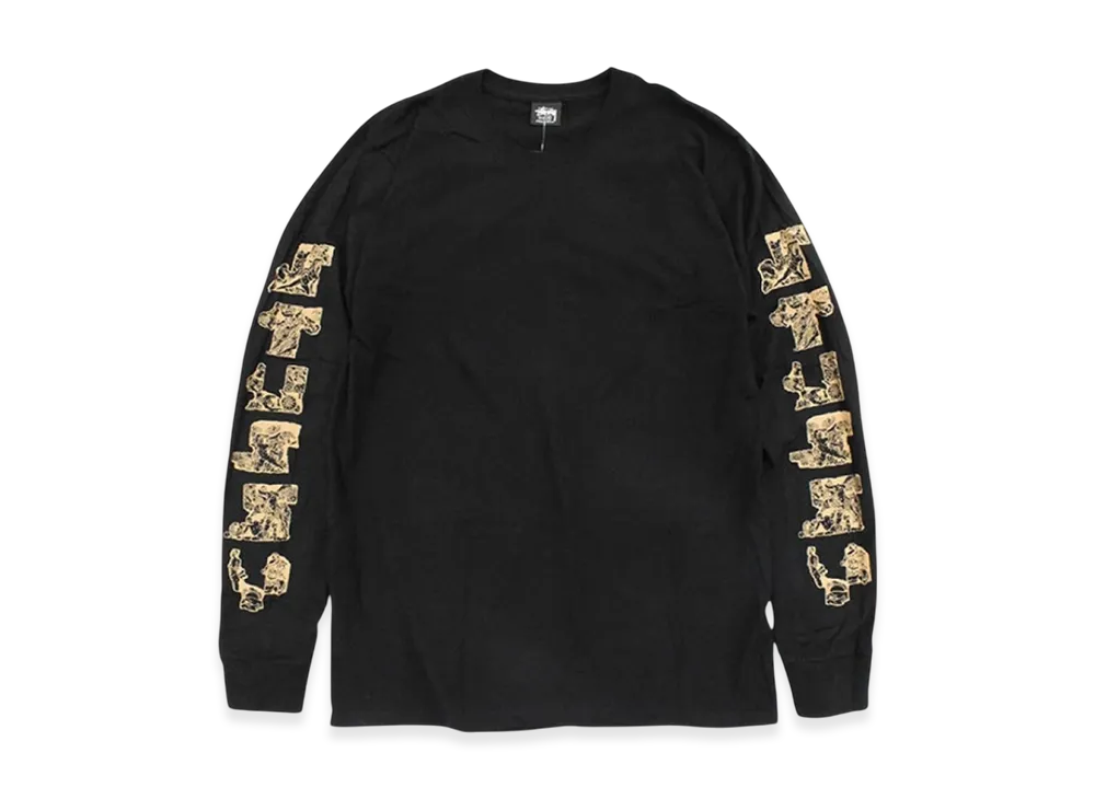 Stussy Sculptures LS Tee "Black"