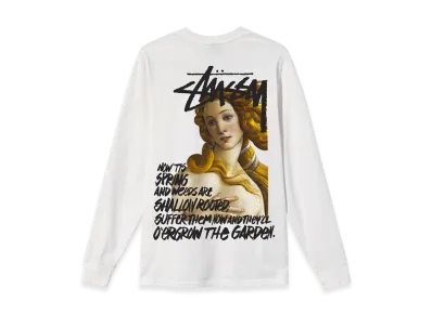 Stussy Spring Weeds Pigment Dyed LS Tee "Natural"