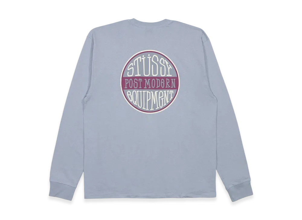 Stussy Post Modern Equipment LS Tee "Steel"