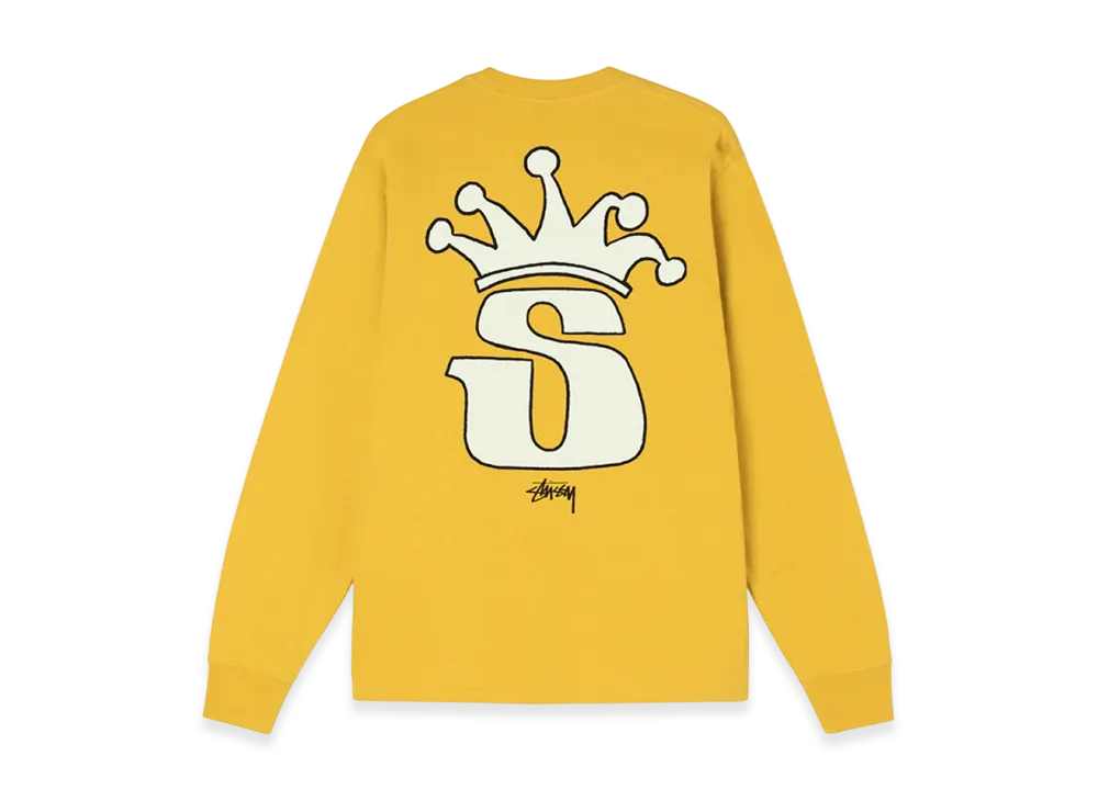 Stussy S Crown LS Tee "Honey"