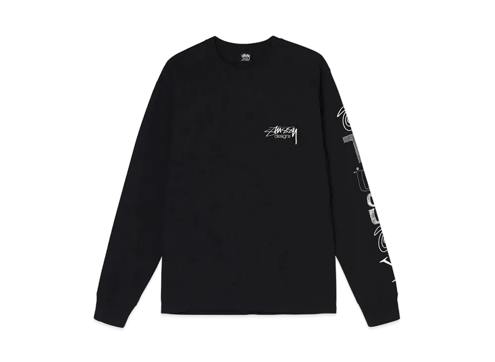 Stussy RANSOM LS TEE "Black"