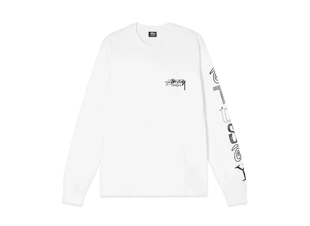 Stussy RANSOM LS TEE "White"