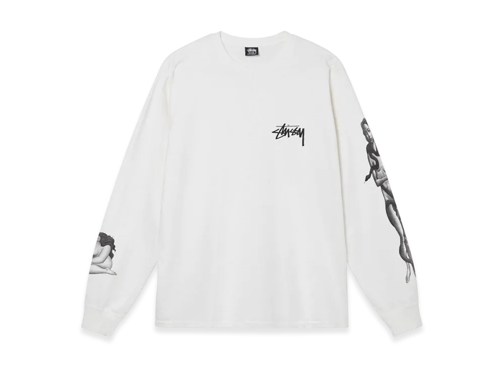 Stussy Venus Pigment Dyed LS Tee "Natural"