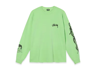 Stussy Venus Pigment Dyed LS Tee "Green"