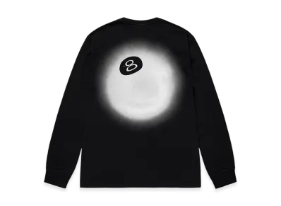Stussy 8 Ball Fade LS Tee "Black"