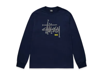 Stussy Hardware LS Tee "Navy"
