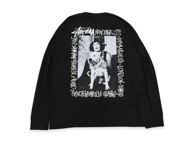 Stussy How We're Livin' Pigment Dyed LS Tee "Black"