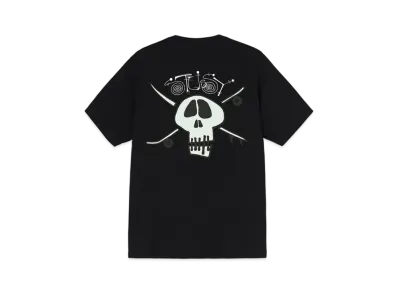 Stussy SURF SKATE SKULL TEE "Black"
